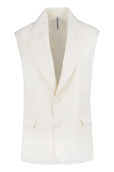 Liviana Conti - Vest - 470804 - Cream In White