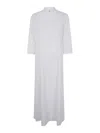 Liviana Conti Korean Neck Dress In White
