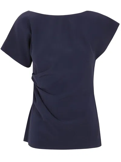 Liviana Conti Viscose Top In Blue