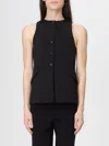 Liviana Conti Waistcoat  Woman Color Black In Black