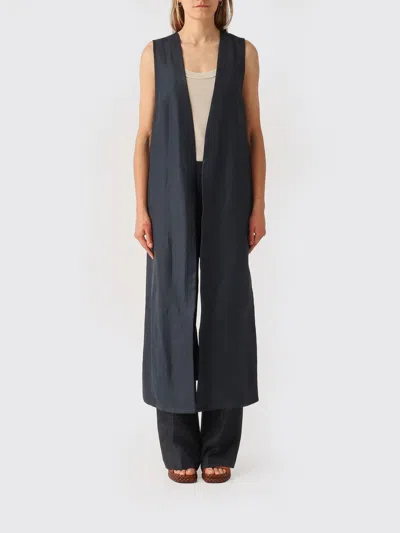 Liviana Conti Waistcoat Woman Color Navy In Blue