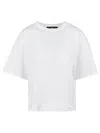 Liviana Conti Oversized Cotton T-shirt In White