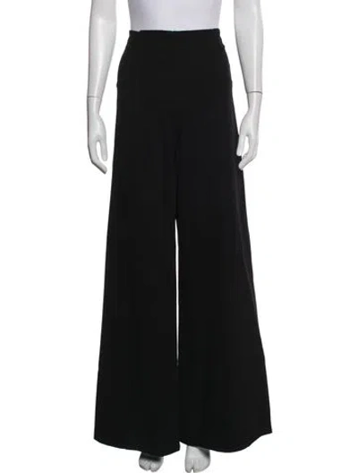 Pre-owned Liviana Conti Wide Leg Pants In Black