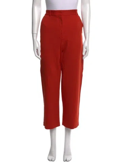 Pre-owned Liviana Conti Wide Leg Pants In Orange