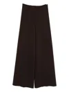 Liviana Conti Wide-leg Trousers In Black