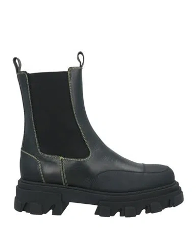 Liviana Conti Woman Ankle Boots Black Size 10 Leather