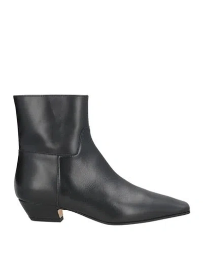 Liviana Conti Woman Ankle Boots Black Size 10 Leather