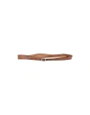 Liviana Conti Woman Belt Brown Size Onesize Bovine Leather In Brown