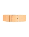 Liviana Conti Woman Belt Sand Size 36 Soft Leather In Beige