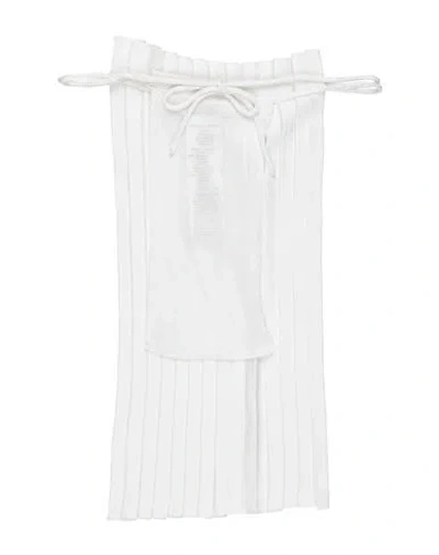 Liviana Conti Woman Belt White Size 6 Polyester