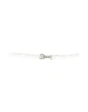 Liviana Conti Woman Belt White Size L Textile Fibers In White
