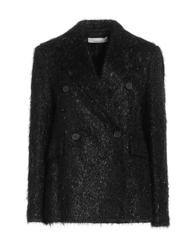 Liviana Conti Woman Blazer Black Size 8 Polyamide, Viscose, Polyester, Silk