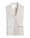 Liviana Conti Woman Blazer Light Grey Size 2 Viscose, Polyester In Grey