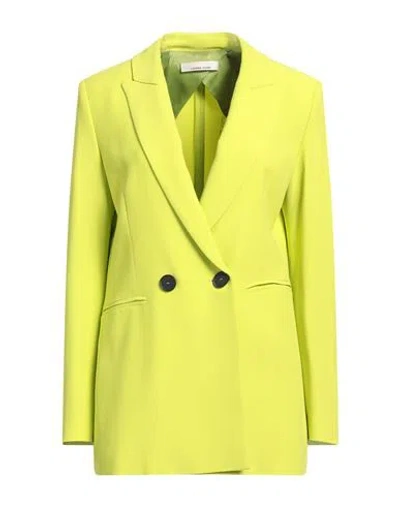 Liviana Conti Woman Blazer Lime Green Size 6 Viscose, Acetate