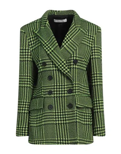 Liviana Conti Woman Blazer Lime Green Size 8 Polyester, Cashmere, Polyamide