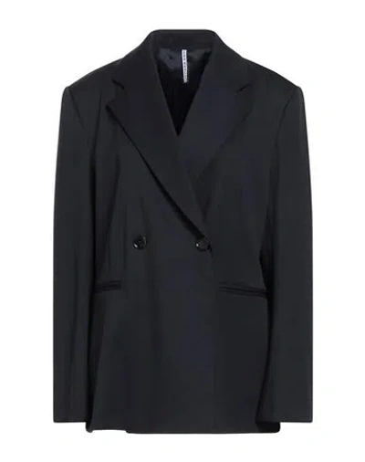 Liviana Conti Woman Blazer Midnight Blue Size 12 Virgin Wool, Elastane