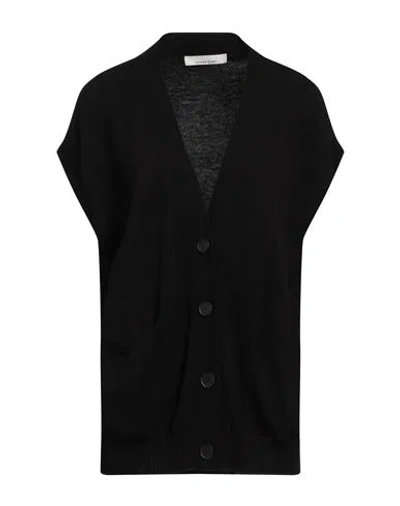 Liviana Conti Woman Cardigan Black Size 4 Virgin Wool