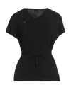 Liviana Conti Woman Cardigan Black Size L Viscose, Polyamide