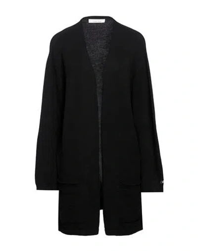 Liviana Conti Woman Cardigan Black Size M Cashmere, Polyamide