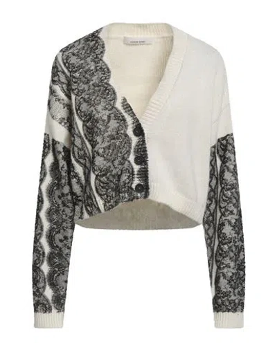 Liviana Conti Woman Cardigan Ivory Size L Wool, Polyamide