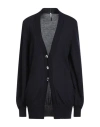 Liviana Conti Woman Cardigan Midnight Blue Size Xs Virgin Wool In Black