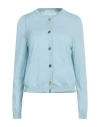 Liviana Conti Woman Cardigan Sky Blue Size L Cotton