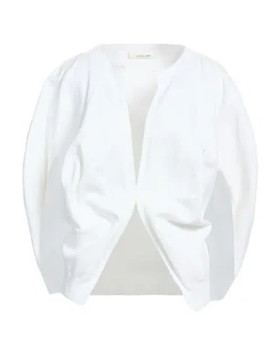 Liviana Conti Woman Cardigan White Size 6 Polypropylene In Multi