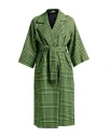 Liviana Conti Woman Coat Lime Green Size 12 Polyester, Cashmere, Polyamide