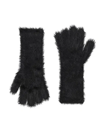 Liviana Conti Woman Gloves Black Size Onesize Polyamide, Elastane In Neutral