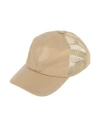 Liviana Conti Woman Hat Beige Size Onesize Polyester, Polyurethane In Beige