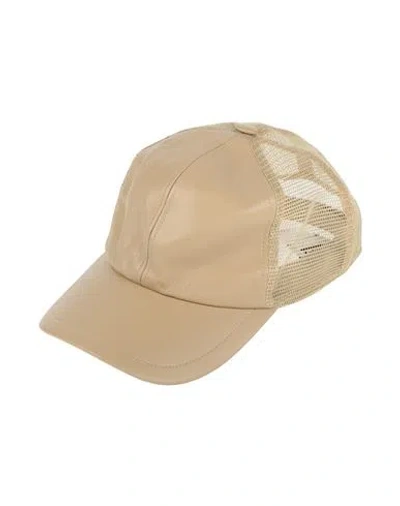 Liviana Conti Woman Hat Beige Size Onesize Polyester, Polyurethane