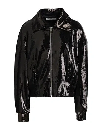 Liviana Conti Woman Jacket Black Size 10 Polyester