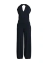 Liviana Conti Woman Jumpsuit Midnight Blue Size 8 Viscose, Polyamide