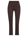 Liviana Conti Woman Leggings Chocolate Brown Size 2 Viscose, Polyamide, Elastane In Brown