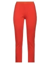 Liviana Conti Woman Leggings Orange Size 2 Viscose, Polyamide, Elastane