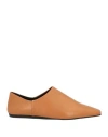 Liviana Conti Woman Loafers Camel Size 6 Leather In Beige