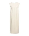 Liviana Conti Woman Maxi Dress Beige Size 10 Cotton, Polyamide, Elastane In Neutral
