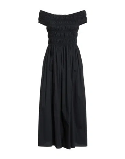 Liviana Conti Woman Maxi Dress Black Size 6 Cotton, Polyamide, Elastane