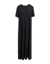 Liviana Conti Woman Maxi Dress Black Size 8 Viscose, Polyamide, Elastane In Black