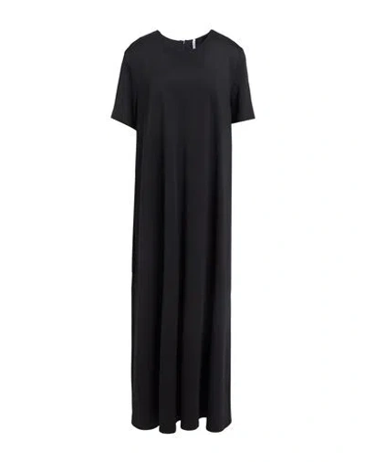 Liviana Conti Woman Maxi Dress Black Size 8 Viscose, Polyamide, Elastane