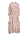 Liviana Conti Woman Maxi Dress Light Brown Size 6 Acetate, Silk In Beige