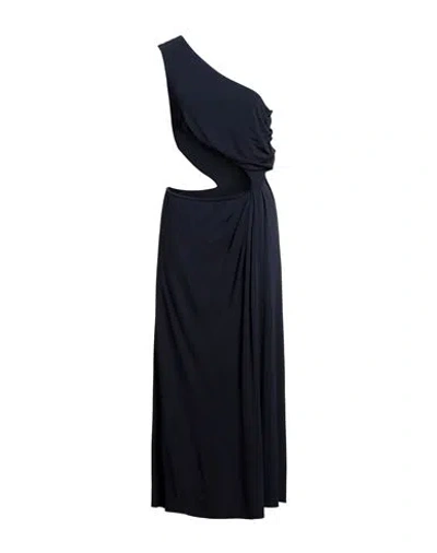 Liviana Conti Woman Maxi Dress Midnight Blue Size 10 Viscose