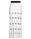 Liviana Conti Woman Maxi Skirt White Size 6 Viscose, Polyamide In White