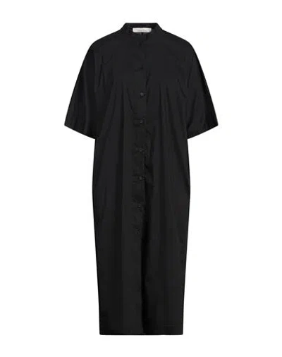Liviana Conti Woman Midi Dress Black Size 6 Cotton, Polyamide, Elastane