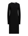 Liviana Conti Woman Midi Dress Black Size 10 Viscose, Polyamide, Elastane