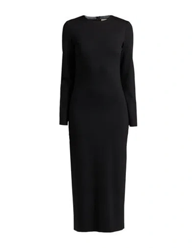 Liviana Conti Woman Midi Dress Black Size 6 Viscose, Polyamide, Elastane