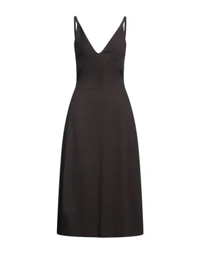Liviana Conti Woman Midi Dress Black Size 6 Viscose, Polyamide, Elastane