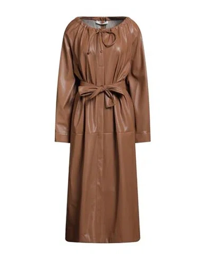 Liviana Conti Woman Midi Dress Camel Size 6 Polyester, Polyurethane