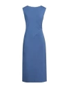 Liviana Conti Woman Midi Dress Light Blue Size 10 Viscose, Polyamide, Elastane, Acetate, Polyester