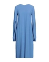 Liviana Conti Woman Midi Dress Light Blue Size 10 Viscose, Acetate